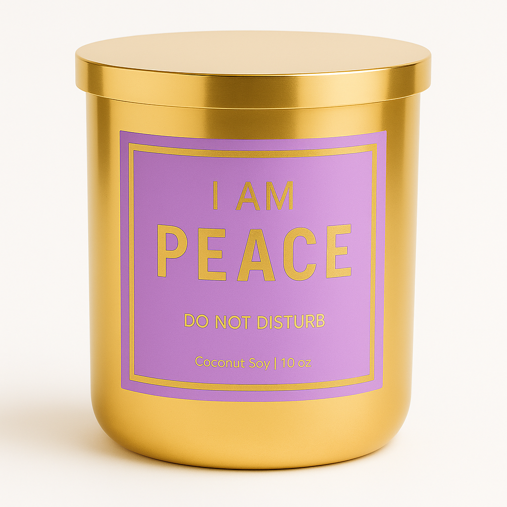 I AM PEACE LUXE - Affirmation Candle